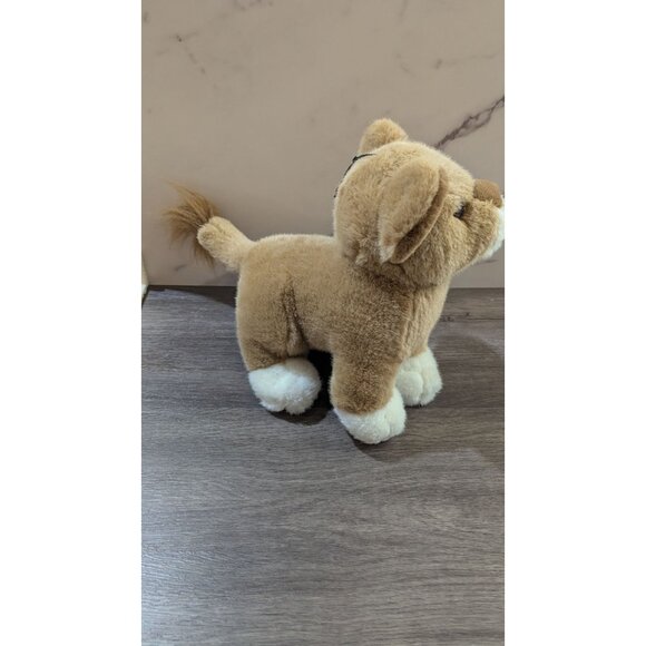 Vintage Fiesta Tan & White Plush Lion Cub Stuffed Animal 10.5" Realistic   toy - Picture 5 of 8